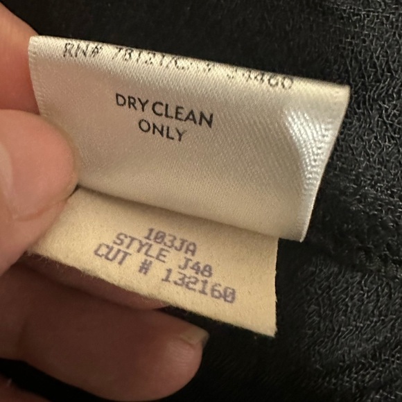 EILEEN FISHER Jacket S Women’s Black Single Button Front Textured Wool Blend - Picture 8 of 12